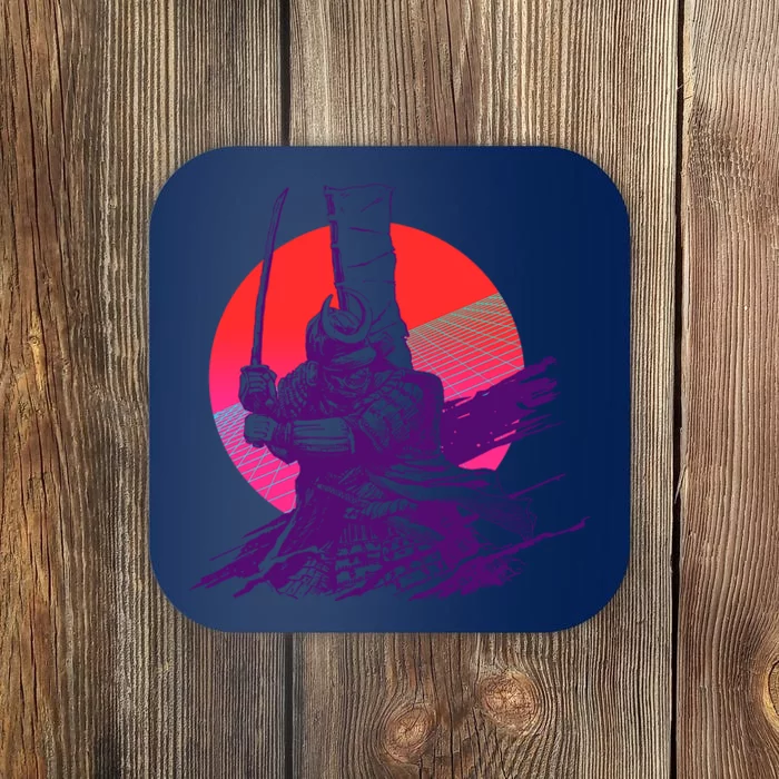 Vintage Retro 80's Japanese Samurai Coaster