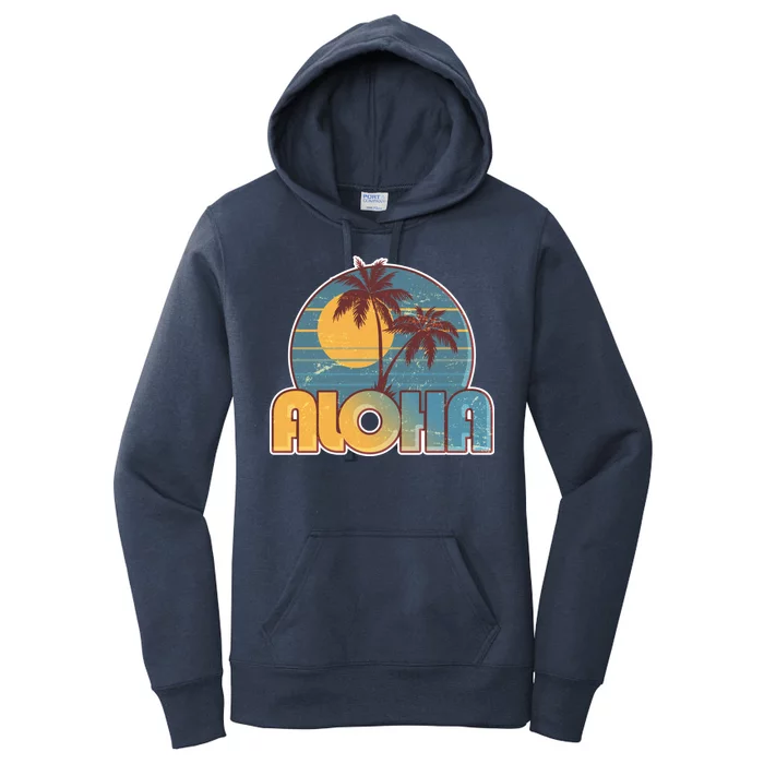 Vintage Retro Aloha Women's Pullover Hoodie