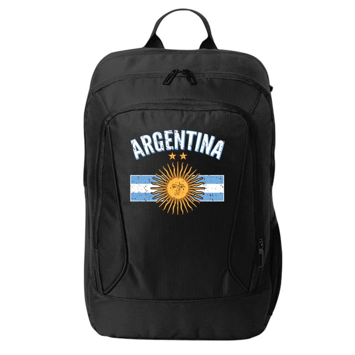 Vintage Retro Argentina Country Flag City Backpack