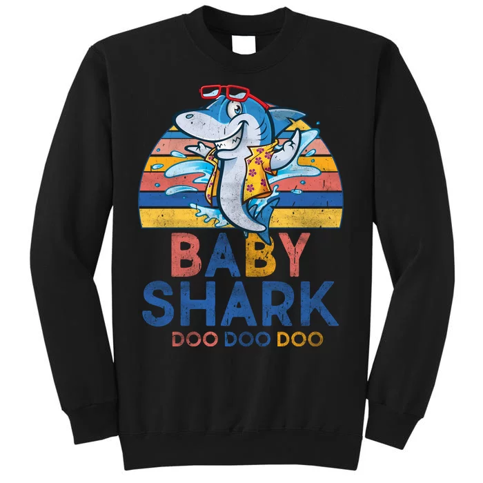 Vintage Retro Baby Shark Doo Sweatshirt