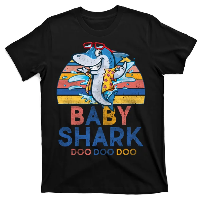 Vintage Retro Baby Shark Doo T-Shirt