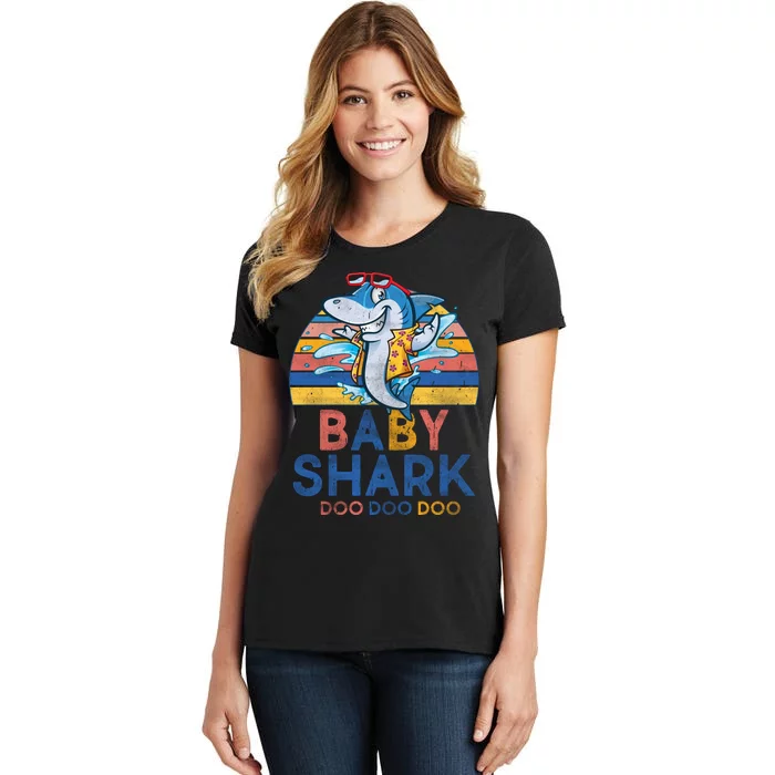 Vintage Retro Baby Shark Doo Women's T-Shirt