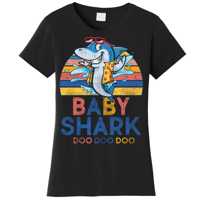 Vintage Retro Baby Shark Doo Women's T-Shirt