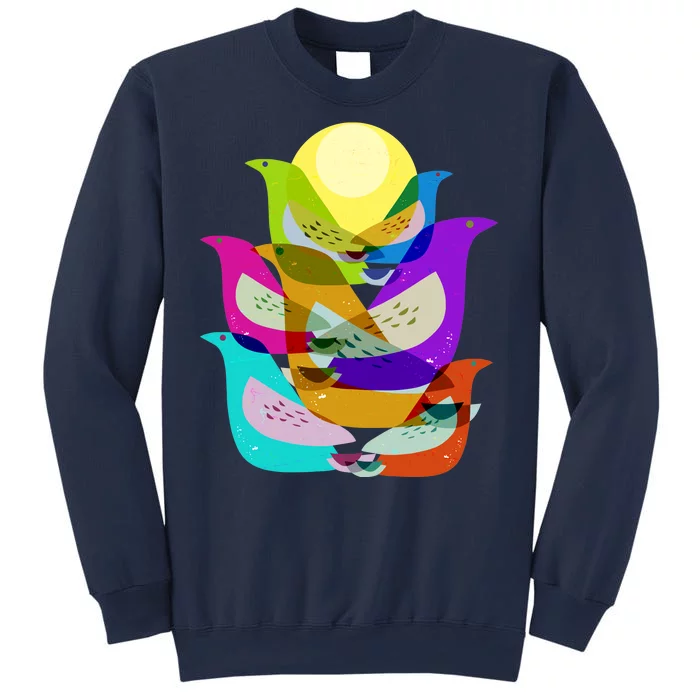 Vintage Retro Birds Sweatshirt