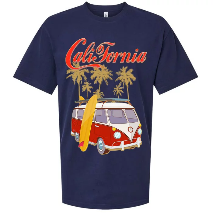 Vintage Retro California Surf Van Sueded Cloud Jersey T-Shirt