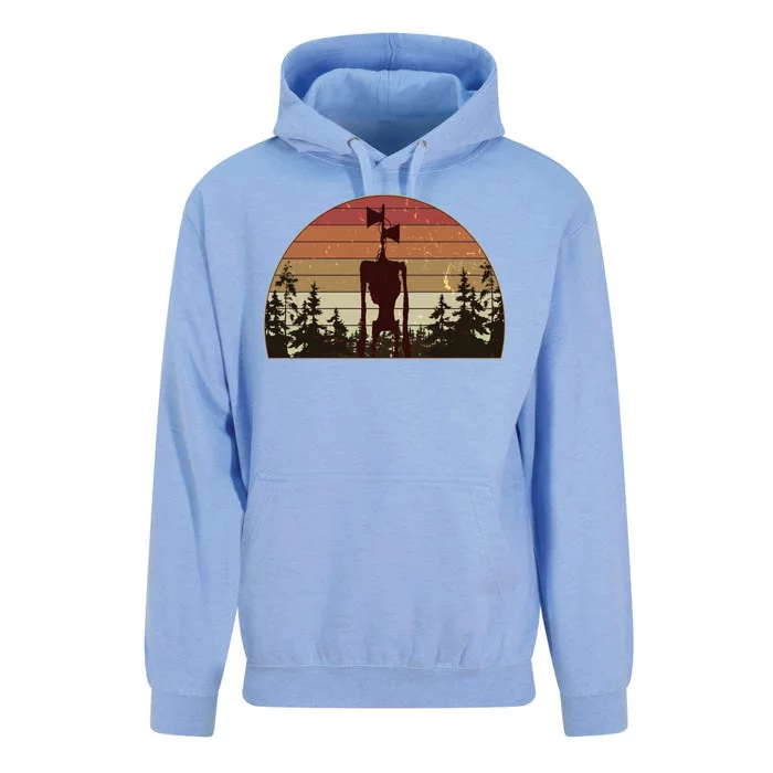 Vintage Retro Creepy Siren Head Unisex Surf Hoodie