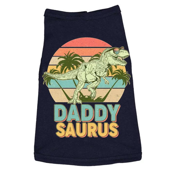 Vintage Retro Daddy Saurus T-Rex Dinosaur Doggie Tank