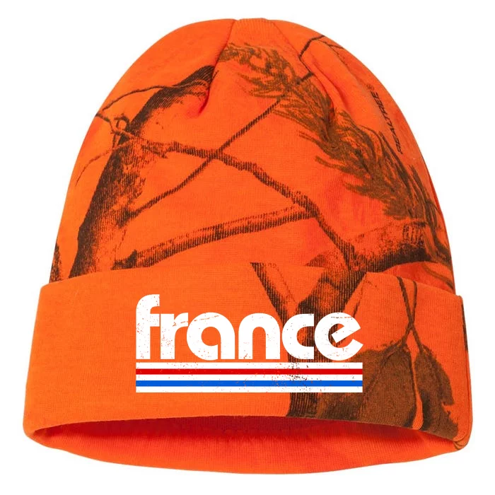 Vintage Retro France Logo Kati - 12in Camo Beanie