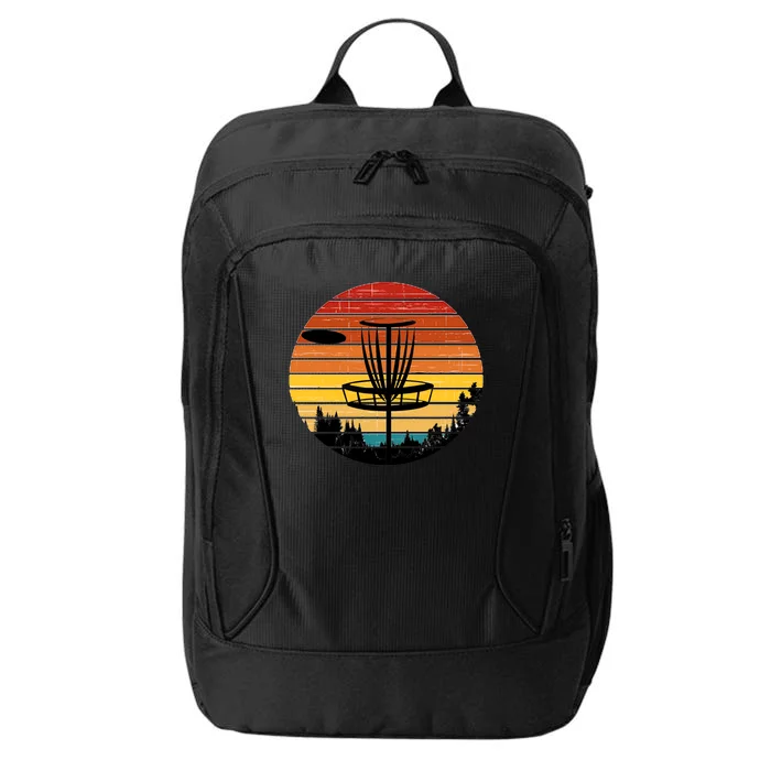 Vintage retro Frisbee Golf City Backpack