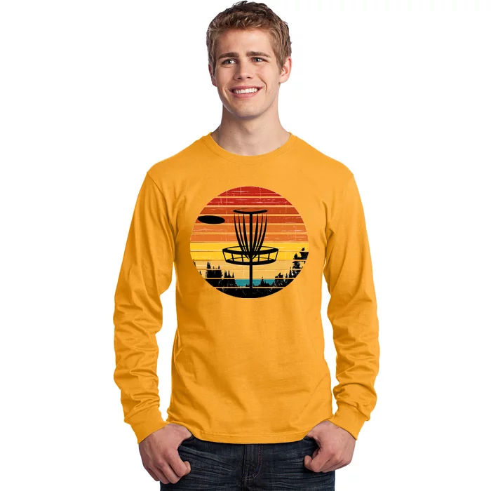 Vintage retro Frisbee Golf Long Sleeve Shirt