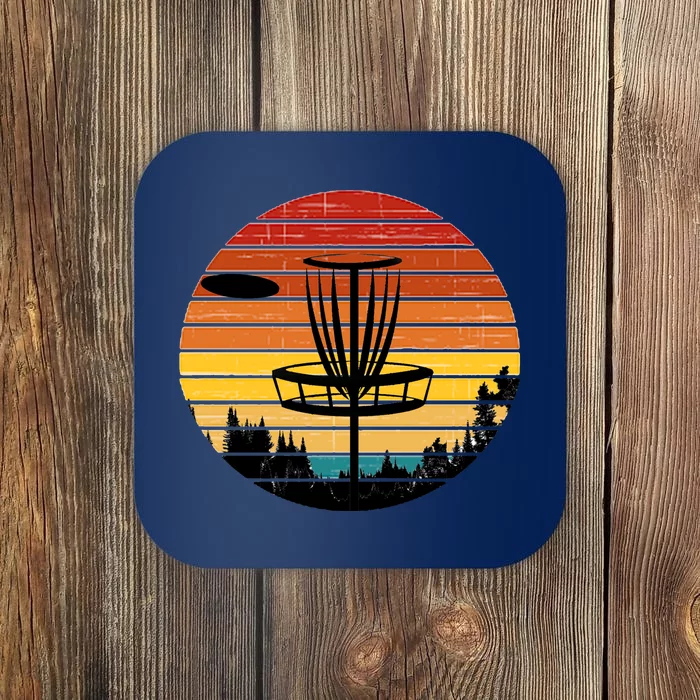 Vintage retro Frisbee Golf Coaster