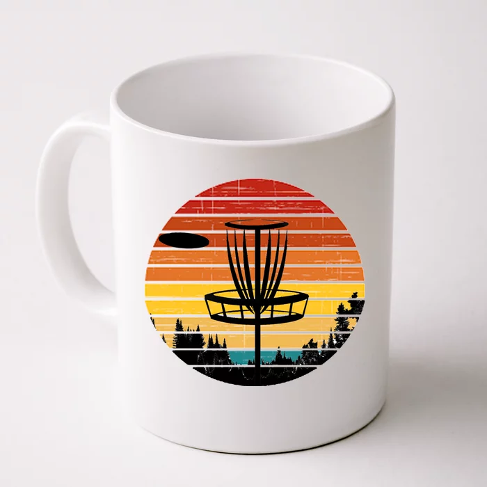 Vintage retro Frisbee Golf Front & Back Coffee Mug