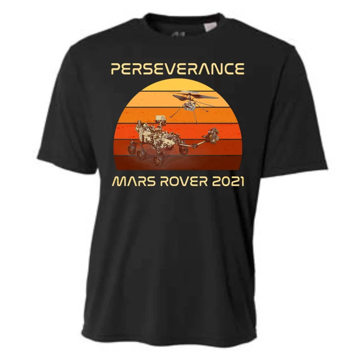 Vintage Retro Perseverance Mars Rover 2021 Cooling Performance Crew T-Shirt