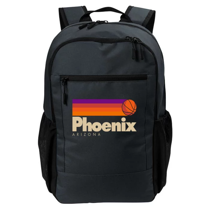 Vintage Retro Phoenix Arizona Basketball Logo Daily Commute Backpack