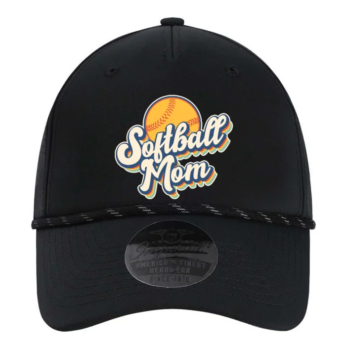 Vintage Retro Softball Mom Performance The Dyno Cap