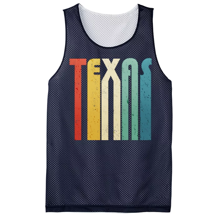 Vintage Retro Texas Mesh Reversible Basketball Jersey Tank