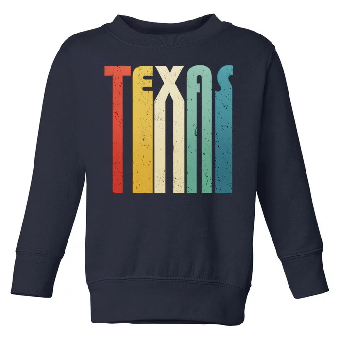 Vintage Retro Texas Toddler Sweatshirt