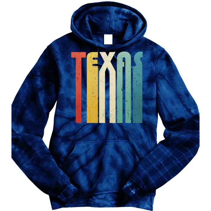 Vintage Retro Texas Tie Dye Hoodie