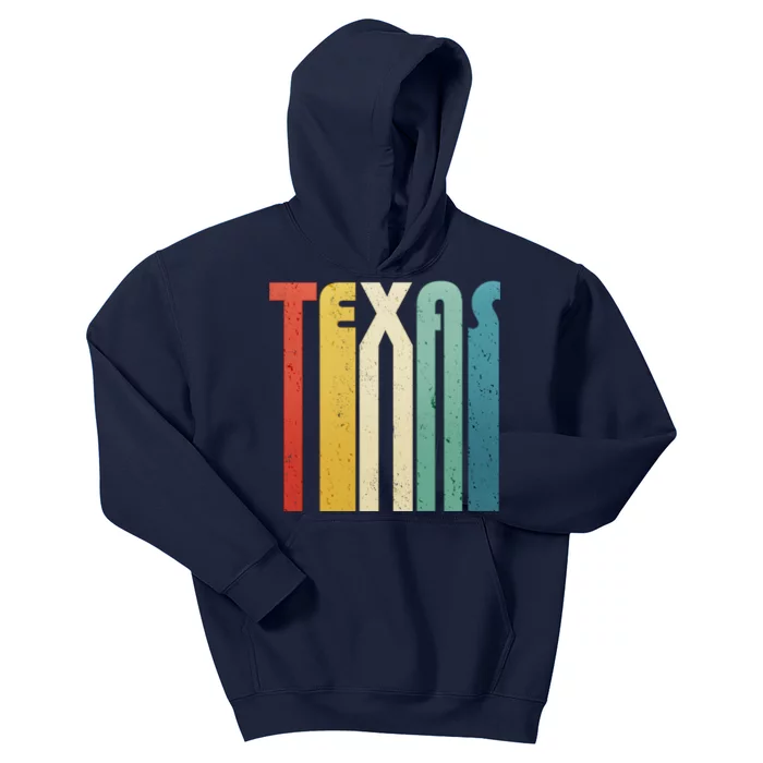 Vintage Retro Texas Kids Hoodie