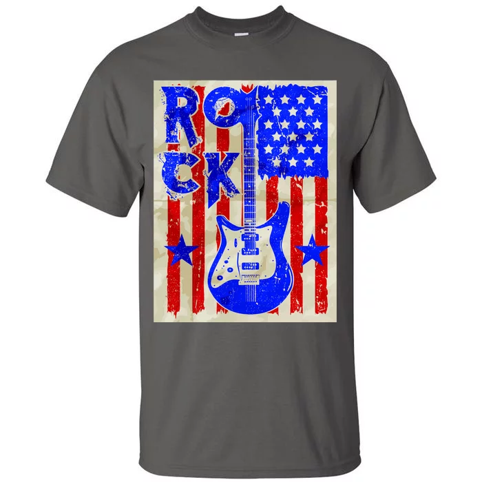 Vintage Rock Electric Guitar USA Tall T-Shirt