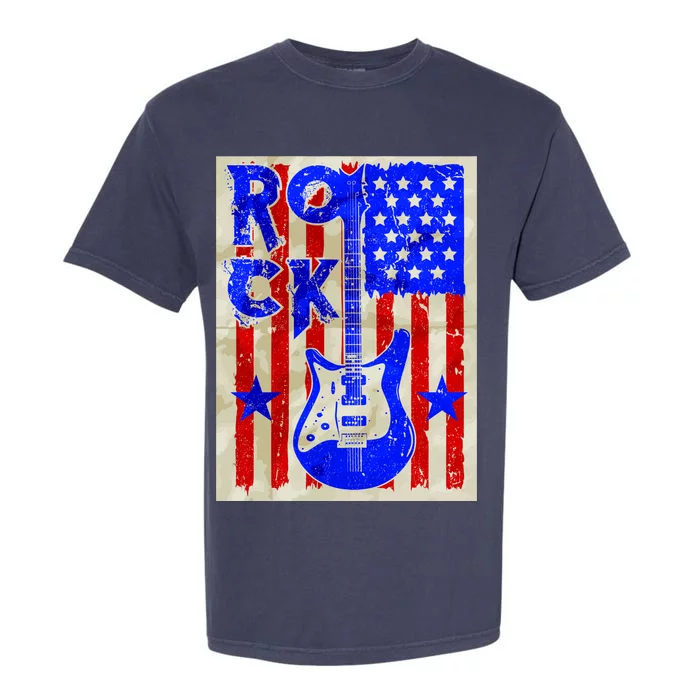 Vintage Rock Electric Guitar USA Garment-Dyed Heavyweight T-Shirt