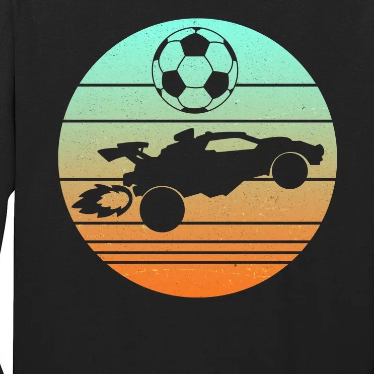 Vintage Rocket RC Soccer Car League Gamer Tall Long Sleeve T-Shirt