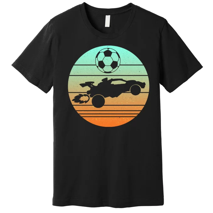 Vintage Rocket RC Soccer Car League Gamer Premium T-Shirt