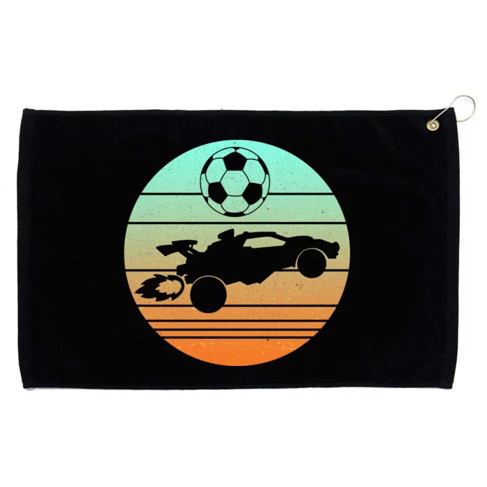 Vintage Rocket RC Soccer Car League Gamer Grommeted Golf Towel