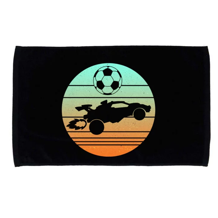 Vintage Rocket RC Soccer Car League Gamer Microfiber Hand Towel