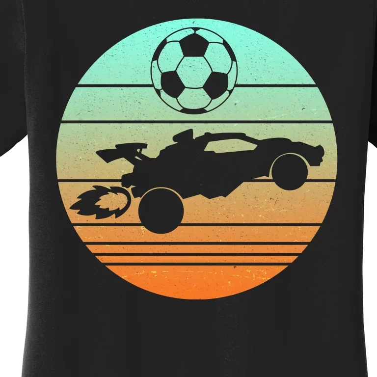 Vintage Rocket RC Soccer Car League Gamer Women's T-Shirt