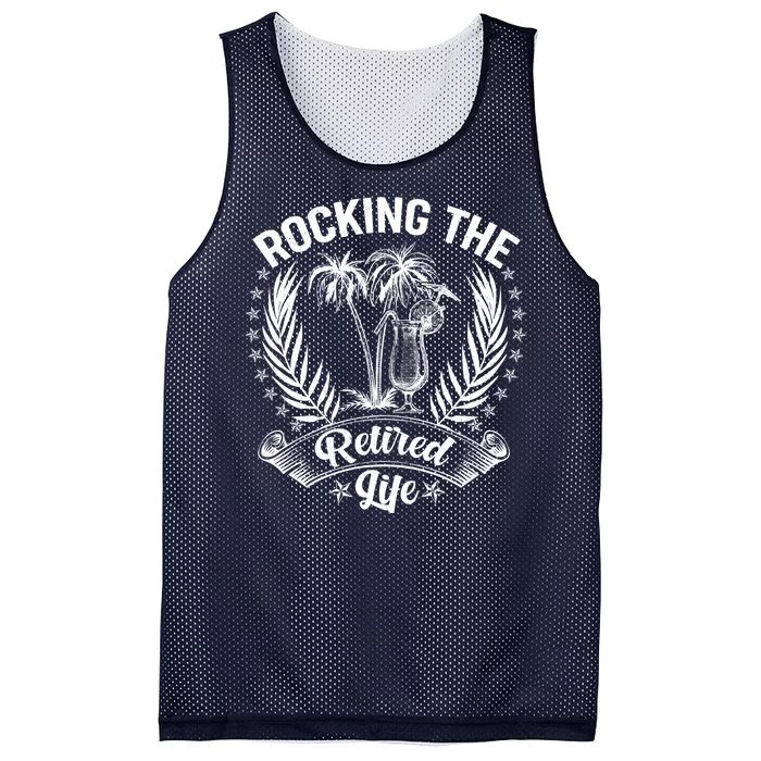 Vintage Rocking The Retired Life Mesh Reversible Basketball Jersey Tank