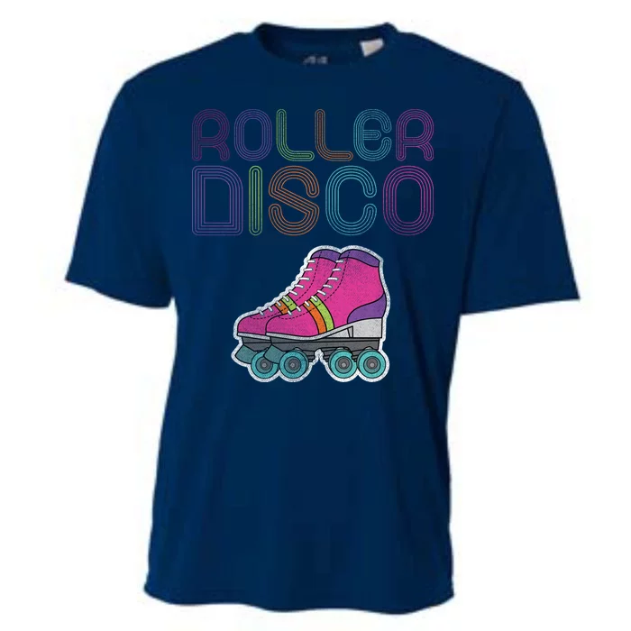 Vintage Roller Disco Skater Cooling Performance Crew T-Shirt