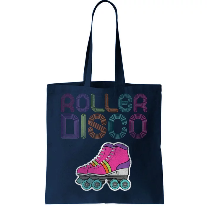 Vintage Roller Disco Skater Tote Bag