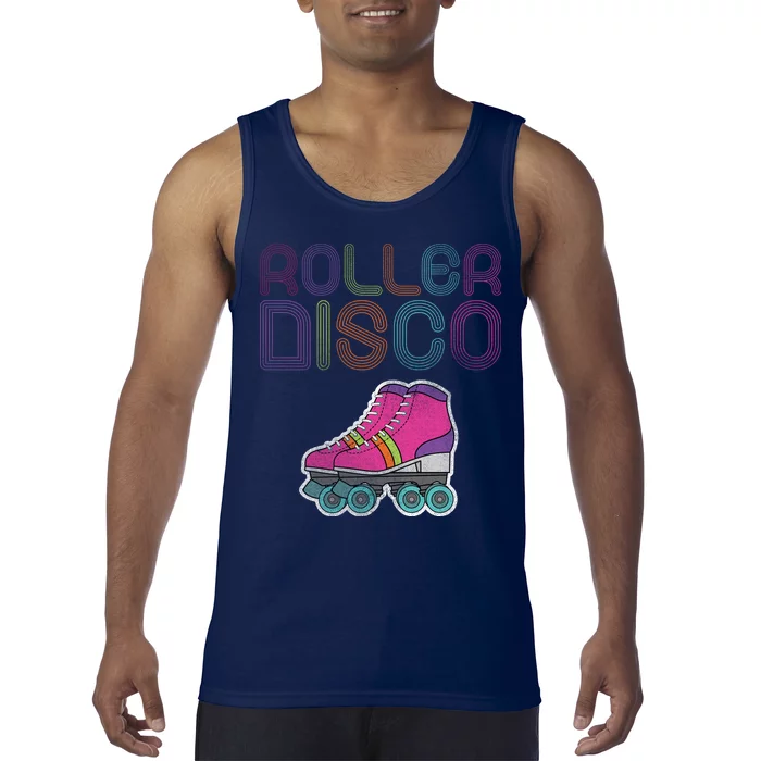 Vintage Roller Disco Skater Tank Top