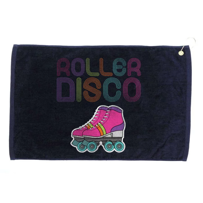 Vintage Roller Disco Skater Grommeted Golf Towel