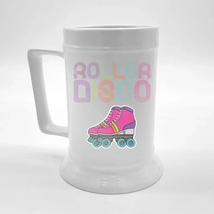 Vintage Roller Disco Skater Front & Back Beer Stein