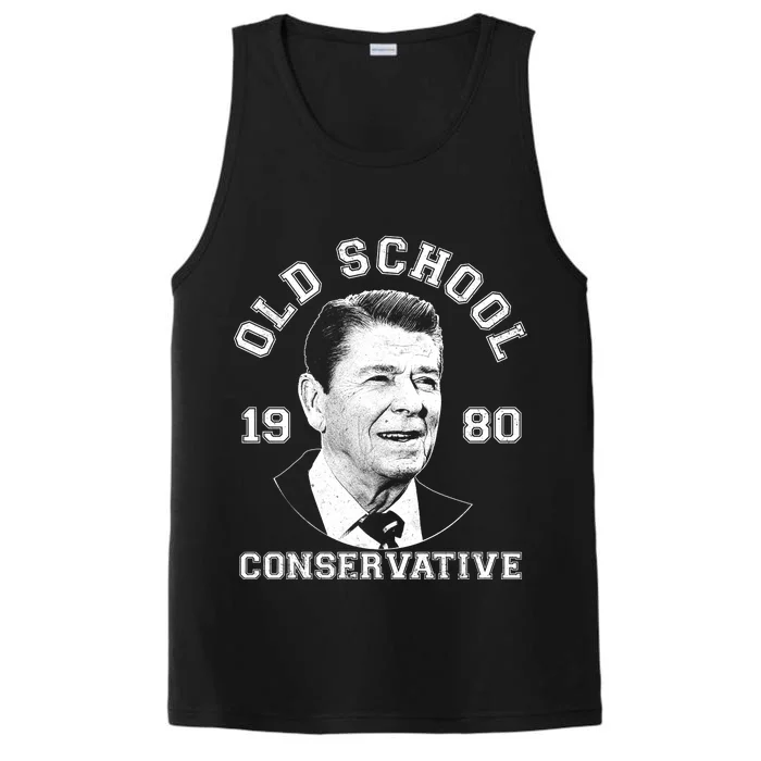 Vintage Ronald Reagan Old School Conservative Performance Tank