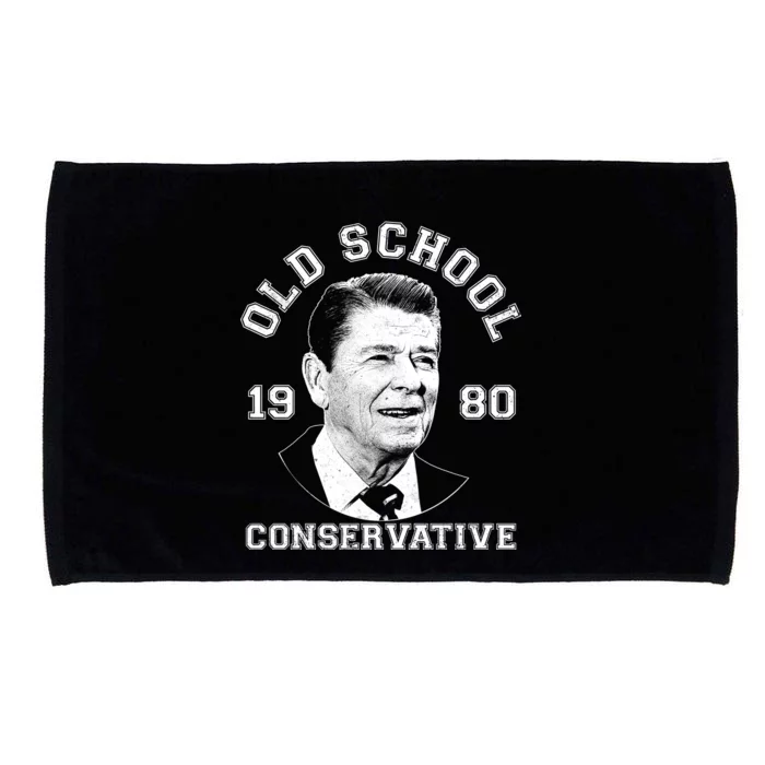 Vintage Ronald Reagan Old School Conservative Microfiber Hand Towel