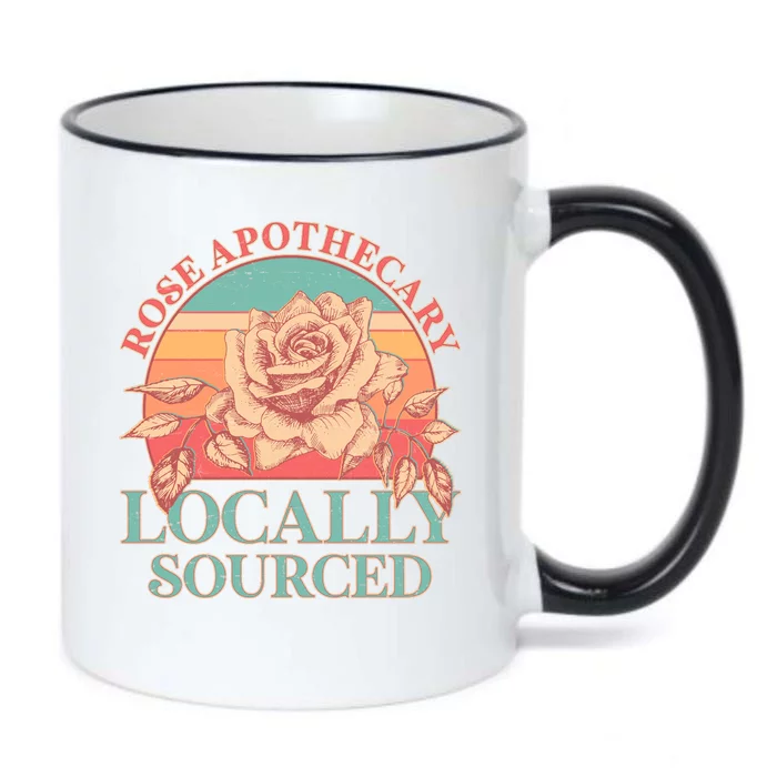 Vintage Rose Apothecary Locally Sourced Black Color Changing Mug