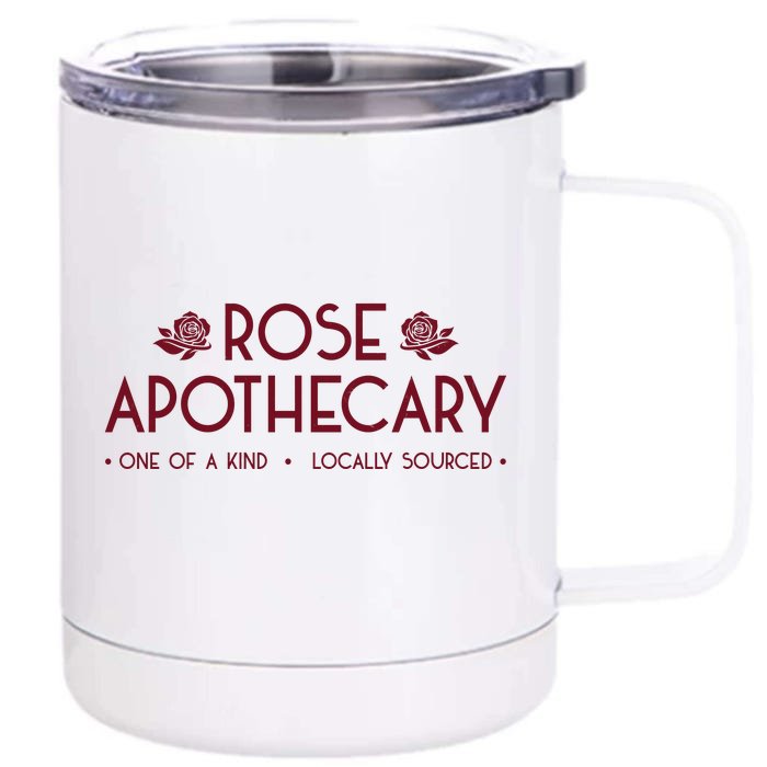 Vintage Rose Apothecary One of a Kind Locally Sourced Front & Back 12oz Stainless Steel Tumbler Cup