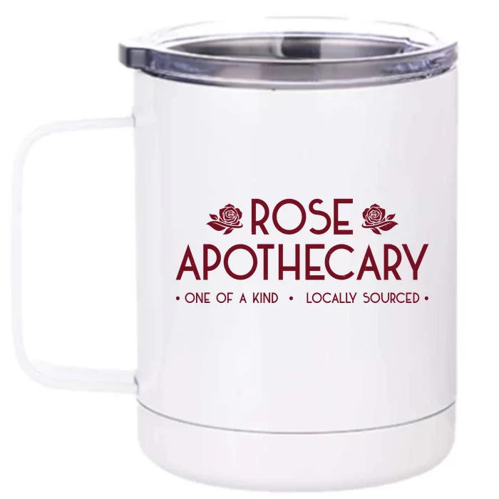 Vintage Rose Apothecary One of a Kind Locally Sourced Front & Back 12oz Stainless Steel Tumbler Cup