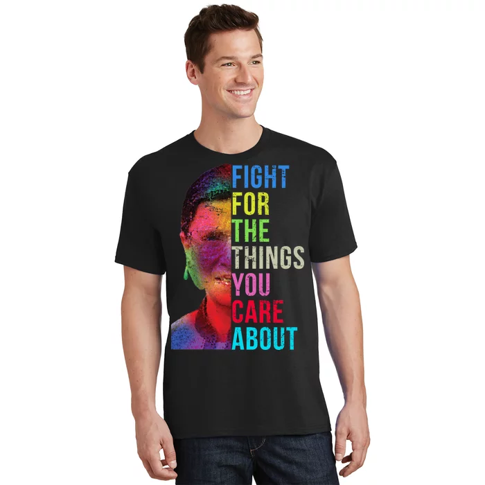 Vintage Ruth B Fight For The Things You Care About RBG T-Shirt