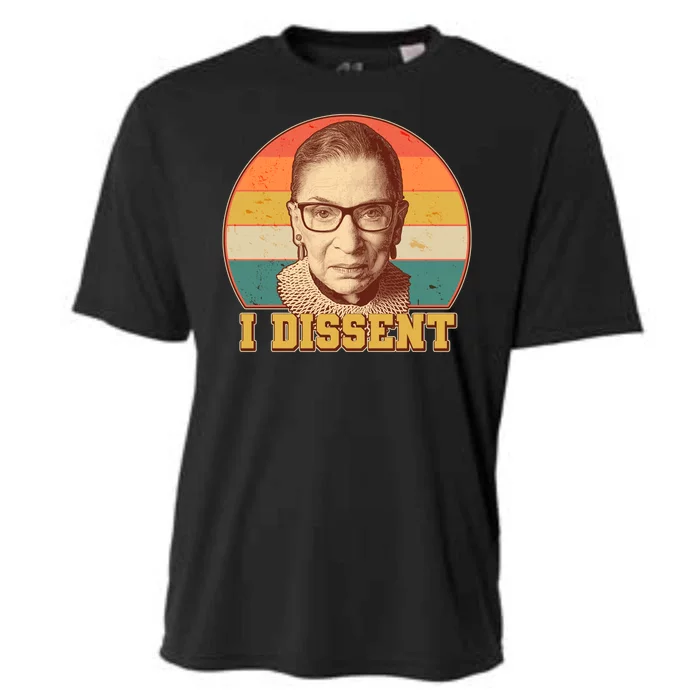 Vintage Ruth Bader Ginsburg I Dissent RBG Tribute Cooling Performance Crew T-Shirt