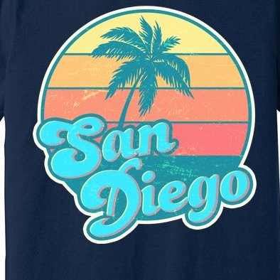 Vintage San Diego Sunset Premium T-Shirt