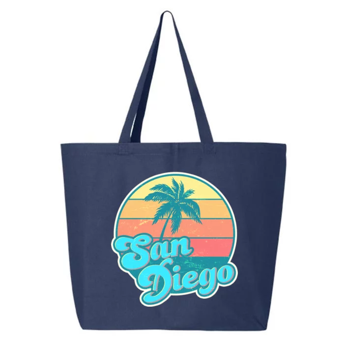 Vintage San Diego Sunset 25L Jumbo Tote