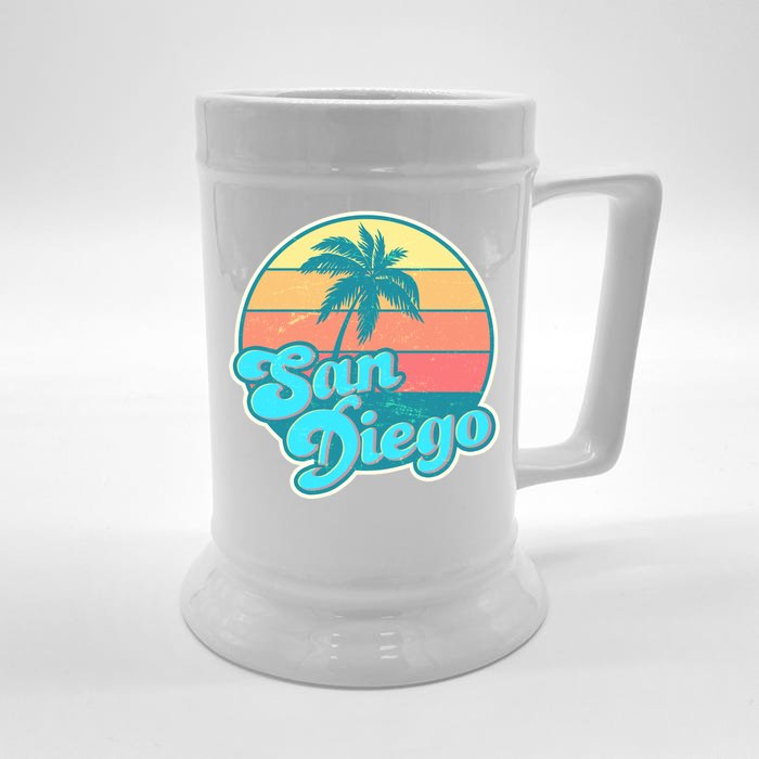 Vintage San Diego Sunset Front & Back Beer Stein