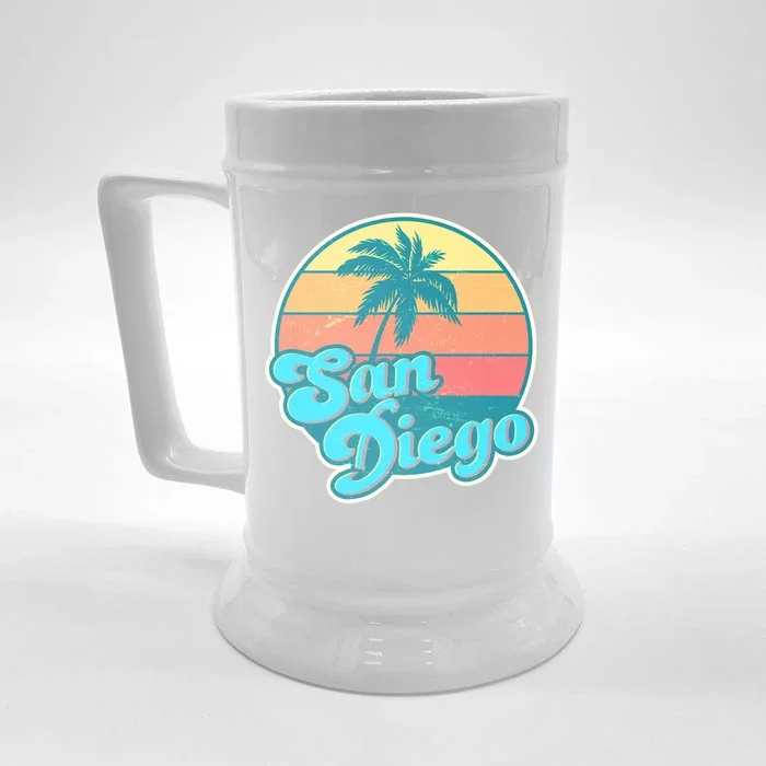 Vintage San Diego Sunset Front & Back Beer Stein