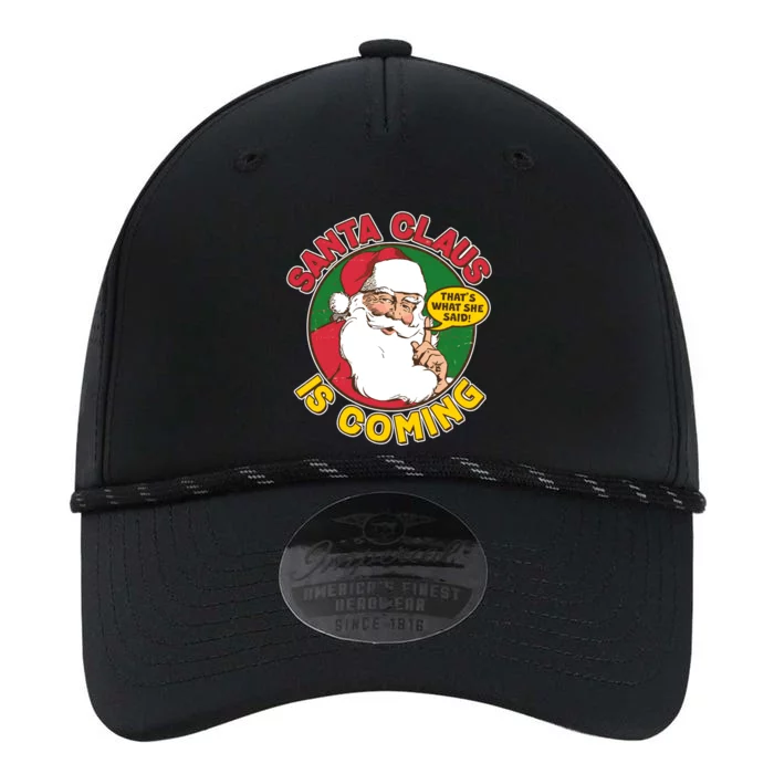 Vintage Santa Claus Is Coming That's What She Said Performance The Dyno Cap