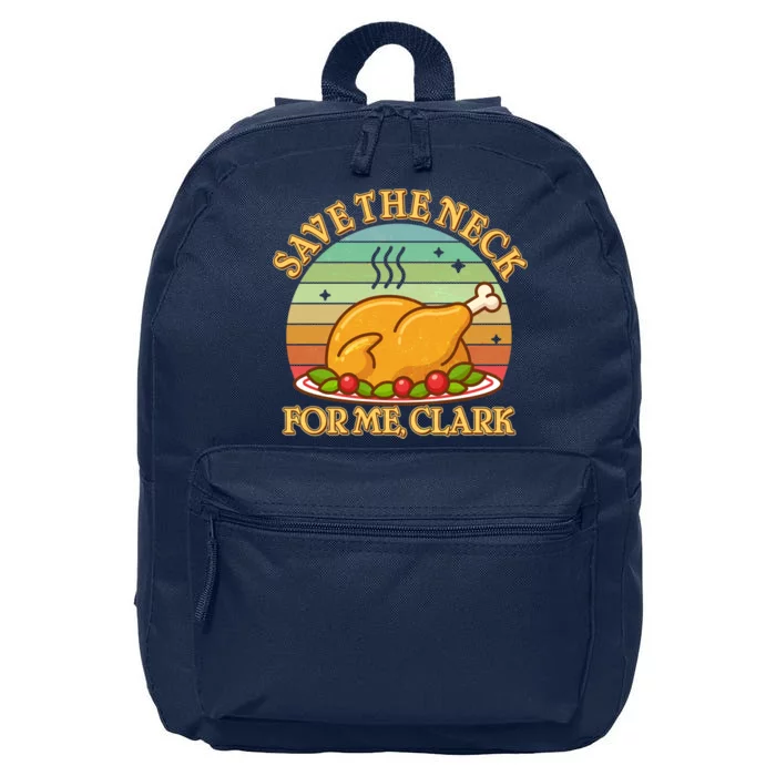 Vintage Save the Neck For Me Clark Christmas 16 in Basic Backpack