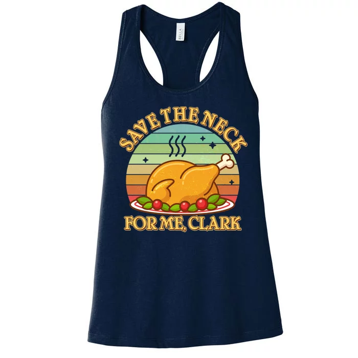 Vintage Save the Neck For Me Clark Christmas Women's Racerback Tank